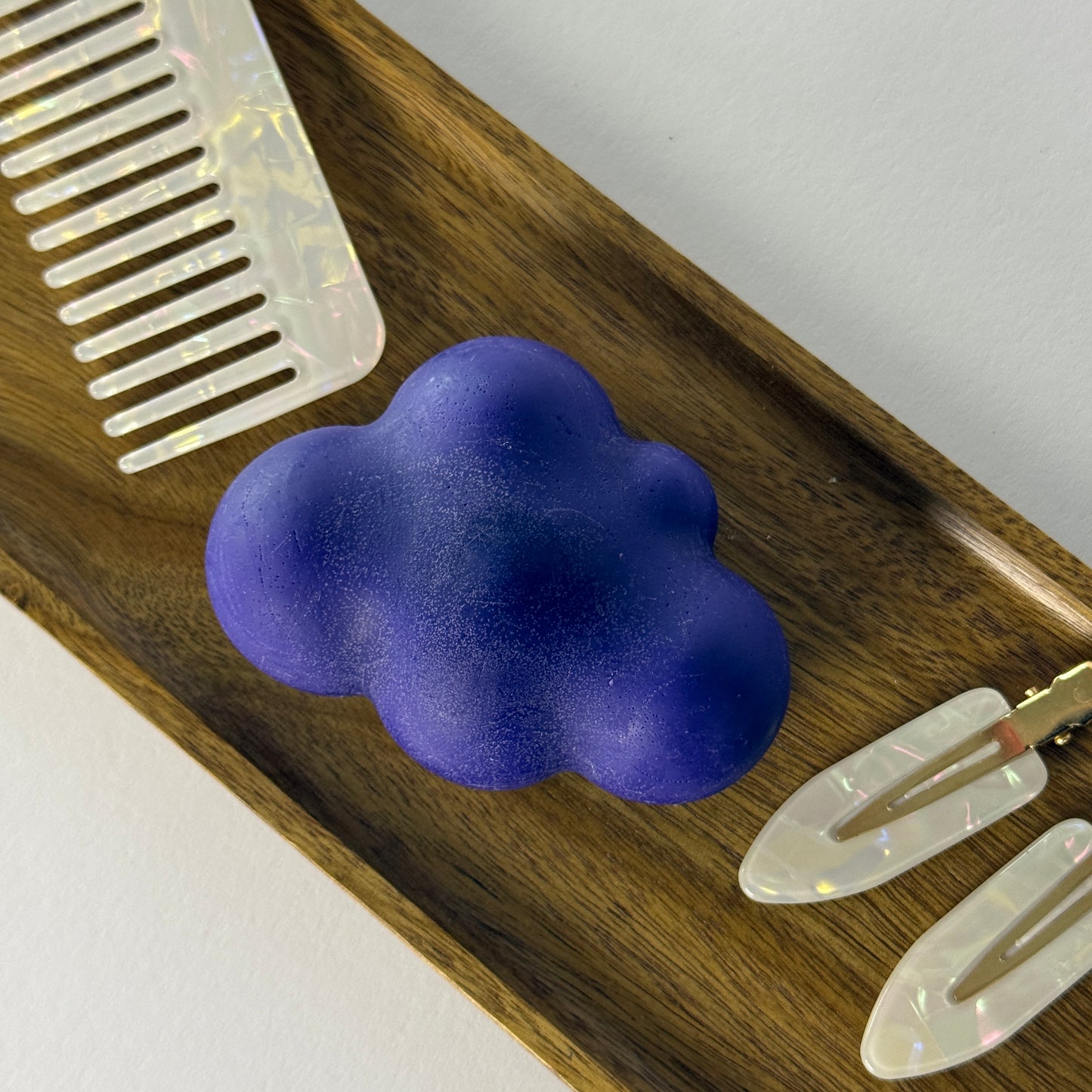 Shampoing solide violet